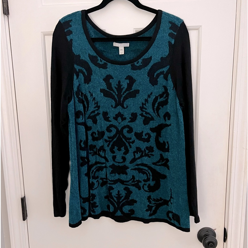 ⭐️Host Pick⭐️ Dana Bachman sweater Green & Black size XXL